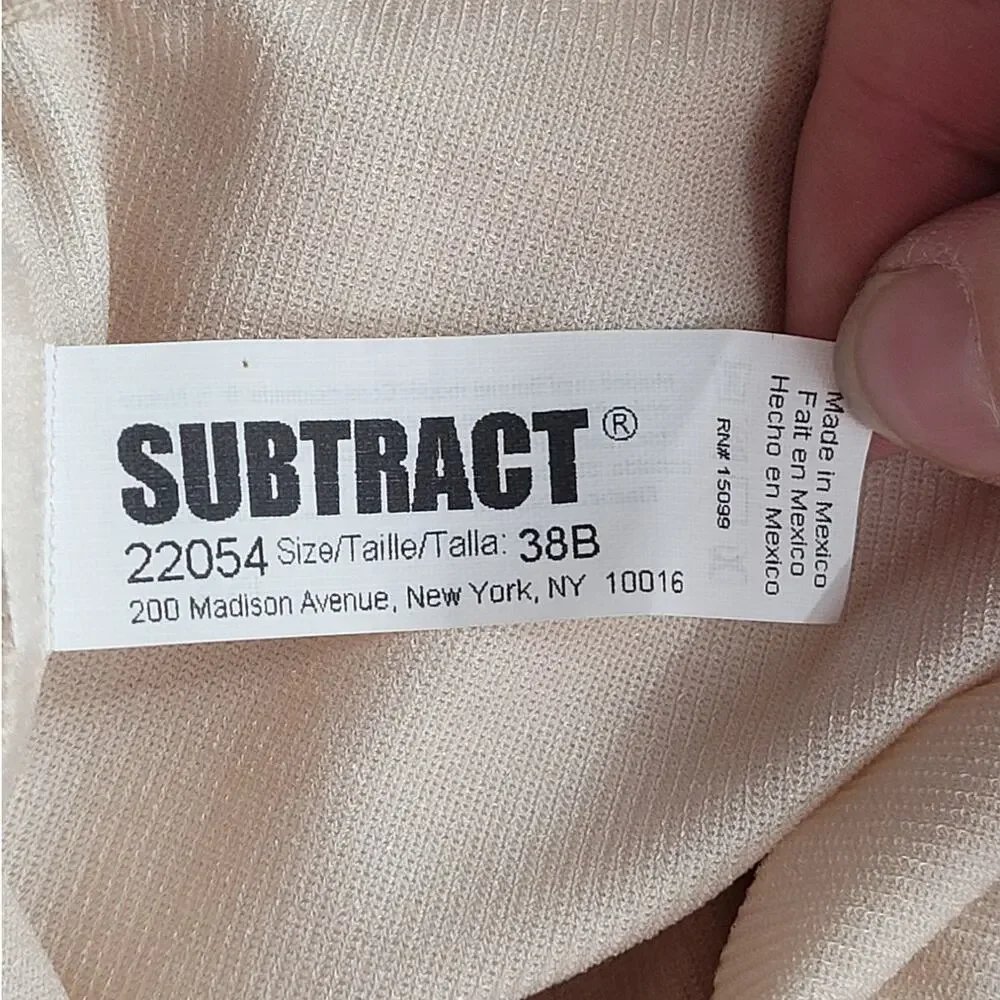 Subtract 22504 Suppression Support‎ Underwire Slip Dress size 38B